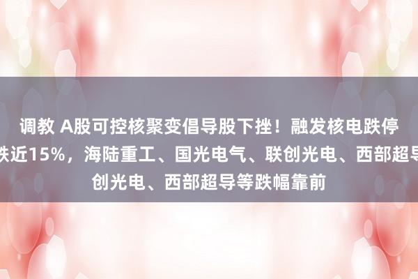 调教 A股可控核聚变倡导股下挫！融发核电跌停，久盛电气跌近15%，海陆重工、国光电气、联创光电、西部超导等跌幅靠前